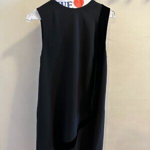 Women's Black Giorgio Armani Dress - Short Length - Beautiful Layers - Size 44